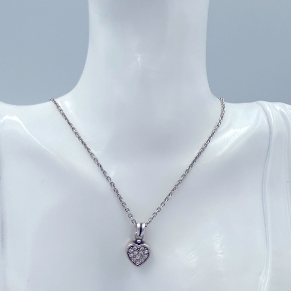 Brighton Jewelry - Brighton Meridian Zenith Silver Heart Necklace 0203
